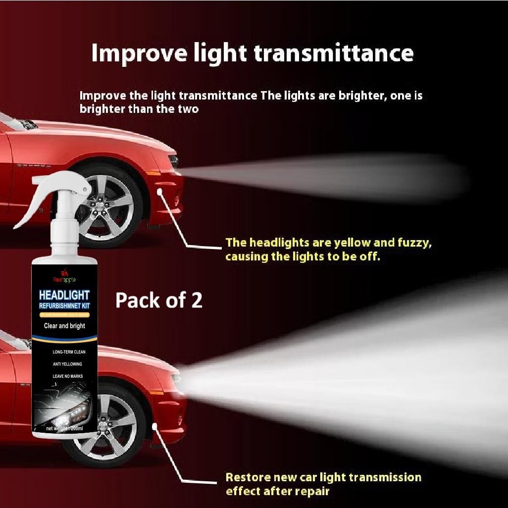 Car Headlight Repair Fluid, Scratch Remover (Buy 1 Get 1 Free)