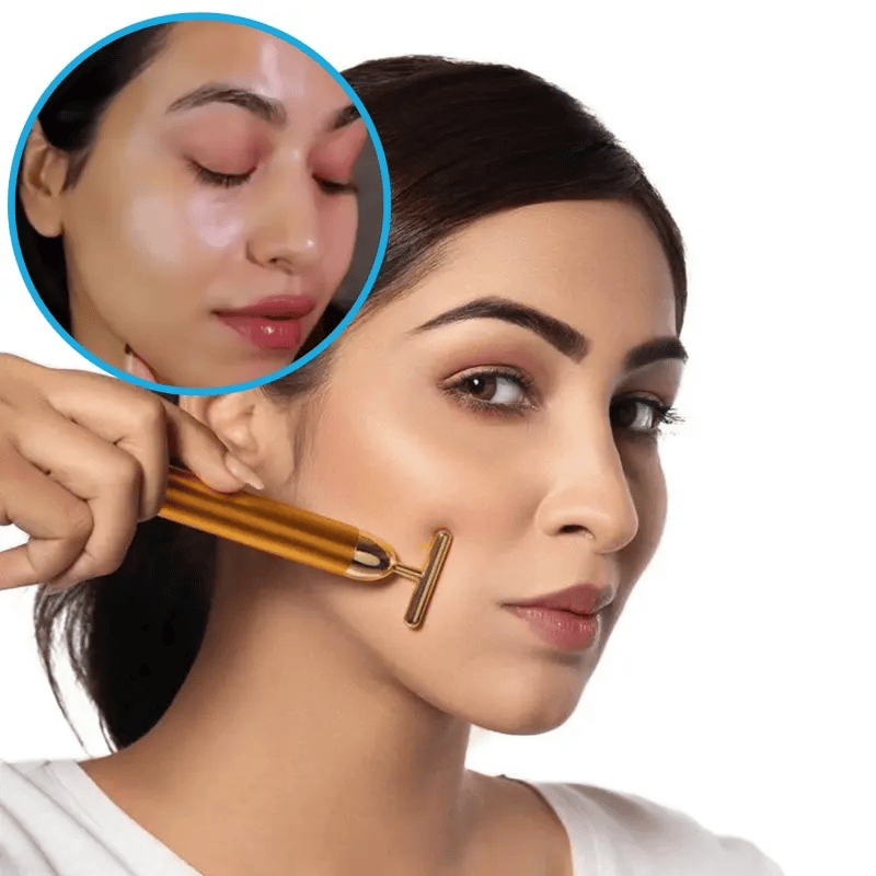 24K Gold Energy Facial Massage Roller