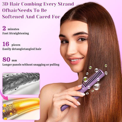 Rechargeable Hair Straightener Hot Comb