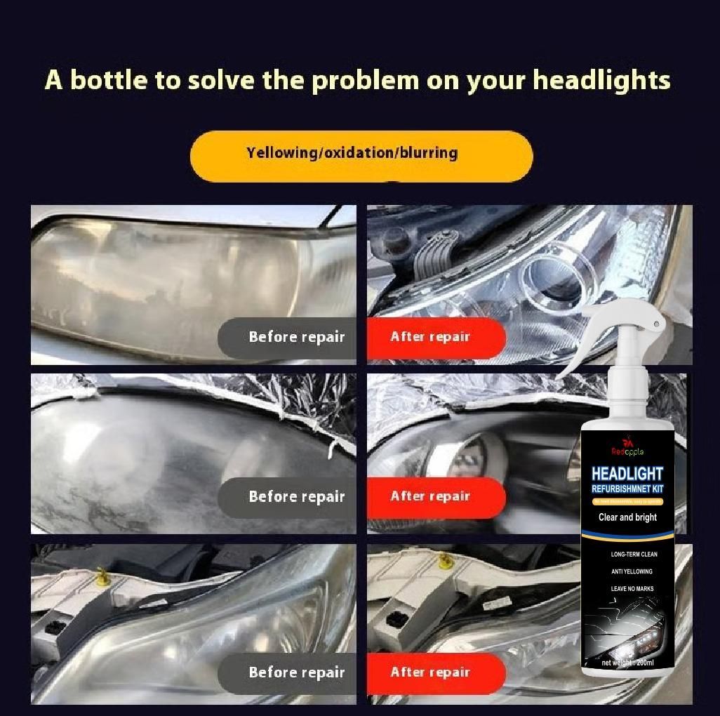 Car Headlight Repair Fluid, Scratch Remover (Buy 1 Get 1 Free)