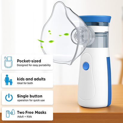 Portable Ultrasonic Rechargeable Mesh Nebulizer Machine